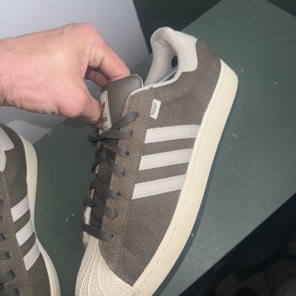 ADIDAS ORIGINAL SUPERSTAR CB HEMP MENS CASUAL SHOES SNEAKERS TRAINERS Size 14 - Picture 6 of 11